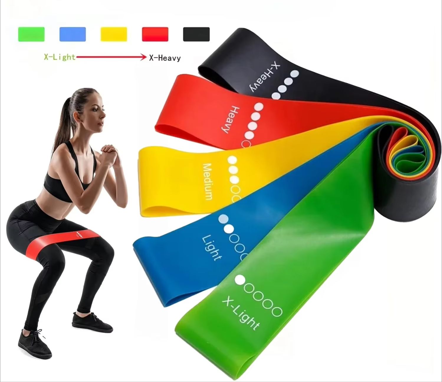 Crossfit Training Gear - 5 seviyeli taşınabilir Fitness egzersiz ekipmanları