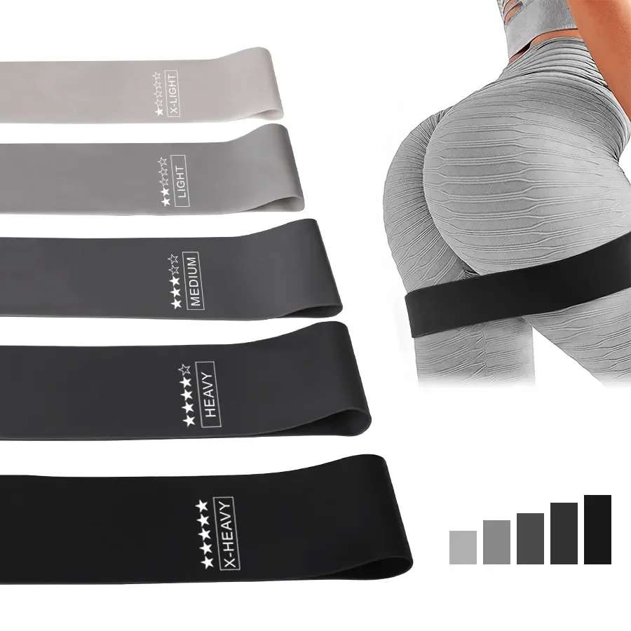 Crossfit Training Gear - 5 Farklı Seviyede Direnç Bandı Egzersiz