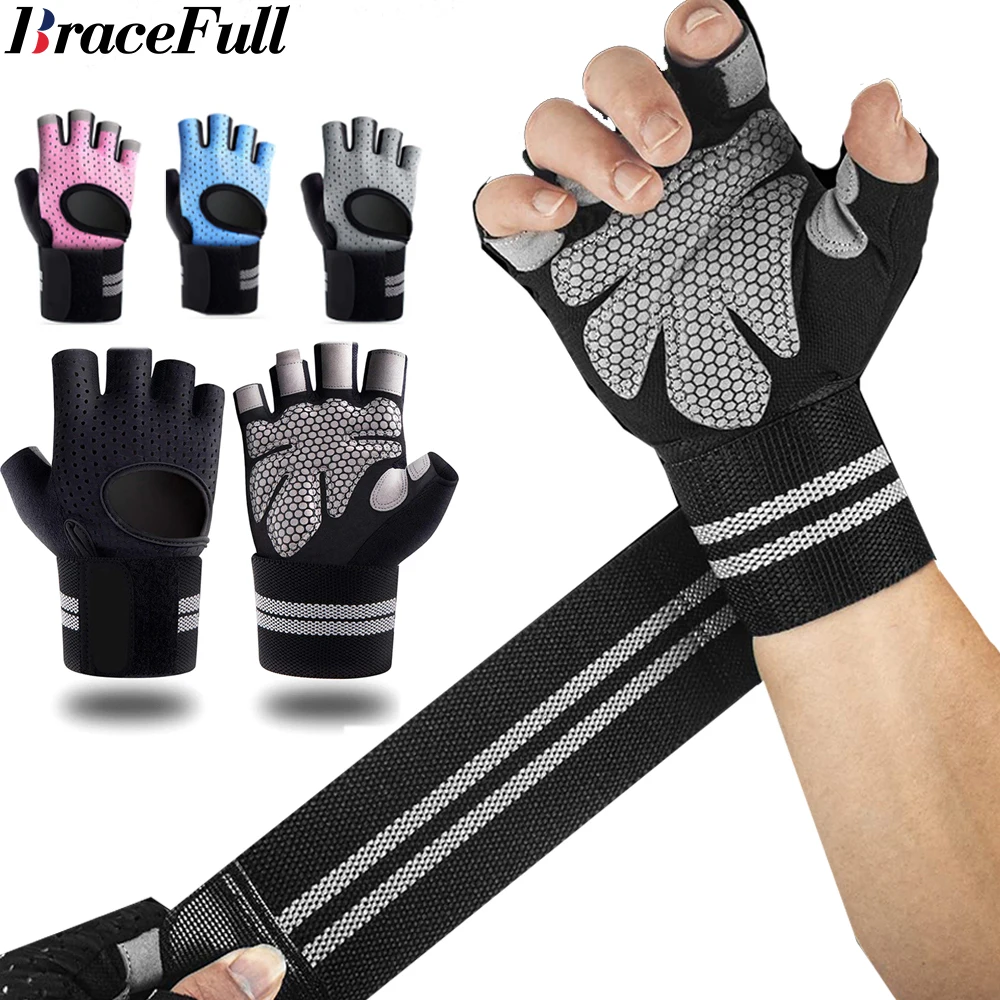 Crossfit Training Gear - 1 çift yarım parmak spor salonu